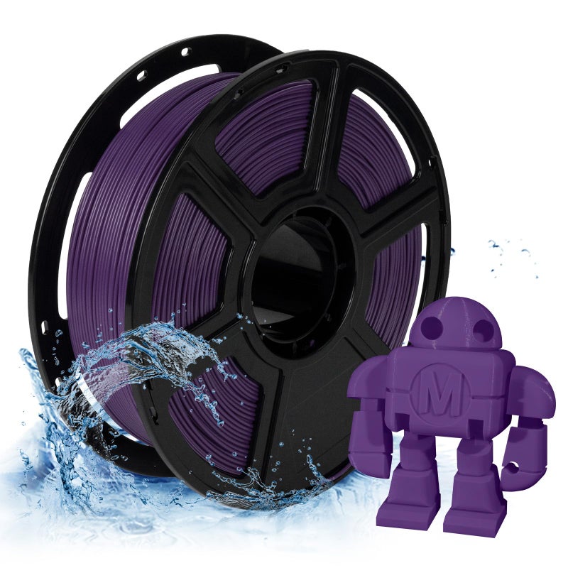 FLASHFORGE خيوط فلاشفورج PETG برو 1.75 مم بنفسجي، خيوط طابعة ثلاثية الأبعاد 1 كجم (2.2 رطل) بكرة، دقة أبعاد +/- 0.02 مم، خيوط الطباعة ثلاثية الأبعاد لأجزاء ميكانيكية متنوعة، أجزاء مقاومة للماء - Image 1